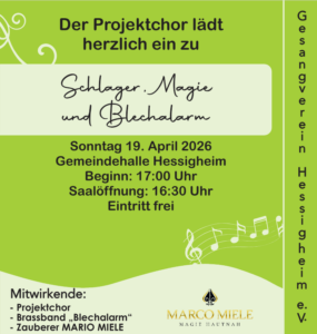 Schlager, Magie und Blechalarm