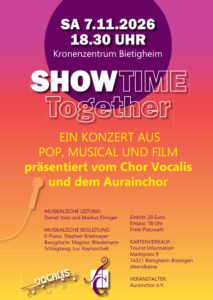 Showtime Together – ein Konzert voller Musik und Emotionen
