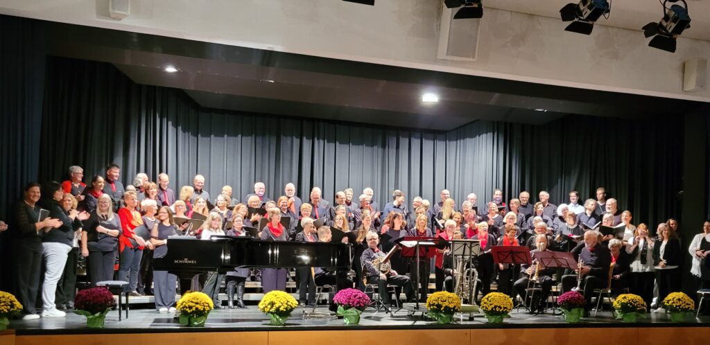 Alle Ensembles bei dem Auftritt in Talheim